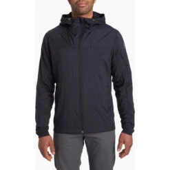 KUHL Men's The One Hoody -On Running Store 1146 Ms The One Hoody Raven Front 1