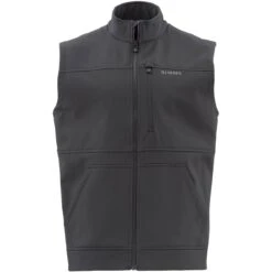 Men's Rogue Fleece Vest -On Running Store 12655 005 rogue vest raven front f19 plp