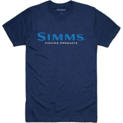 Men's Simms Logo T-Shirt -On Running Store 12803 195 P 1 Ms Simms Logo Tee Dark Moon Heather Front