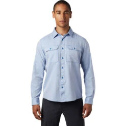 Mountain Hardwear Men's Canyon Long Sleeve Shirt -On Running Store 1648751 DeepLake