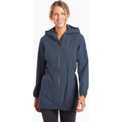 KUHL Women's Stretch Voyagr Jacket -On Running Store 2172 Ws Stretch Voyagr Jacket Midnight Blue Front