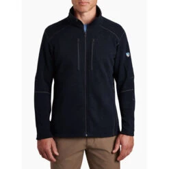 KUHL Men's Interceptr Fleece Jacket -On Running Store 3183 Interceptr FZ Mutiny Blue Front