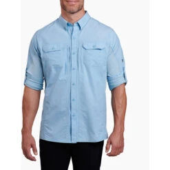 KUHL Men's Airspeed Long Sleeve -On Running Store 7191 airspeed ls carolina blue front 9a2526b3 b5f7 42ce 82a5 70fbe7973b59