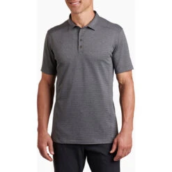 Men's AirKuhl Polo -On Running Store 7344 airkuhl polo carbon front