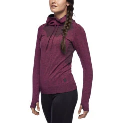 Black Diamond Women's Crux Hoody -On Running Store 752120 6012 W CRUX HOODY WILD ROSE 01