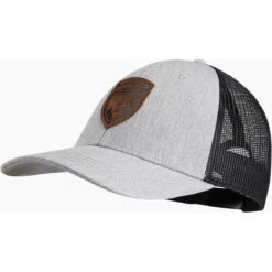 KUHL Rustik Born Trucker -On Running Store 873 Rustik Born Trucker Cap HeatherGrey Front
