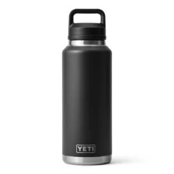 Yeti Rambler 46 Oz Bottle -On Running Store Drinkware BottleChug 46oz Black Studio PrimaryB