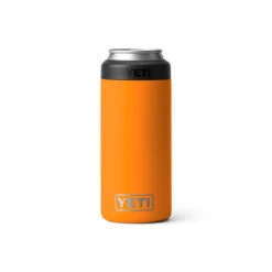 Yeti Rambler 12 Oz Colster Slim Can Insulator -On Running Store Drinkware ColsterSlim 12oz KingCrabOrange Studio PrimaryB