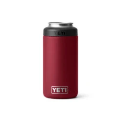 Yeti Rambler 12 Oz Colster Slim Can Insulator -On Running Store Drinkware ColsterTall 16oz HarvestRed Studio PrimaryB
