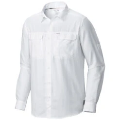 Mountain Hardwear Men's Canyon Long Sleeve Shirt -On Running Store Men s Canyon Long Sleeve Shirt 1648751 White