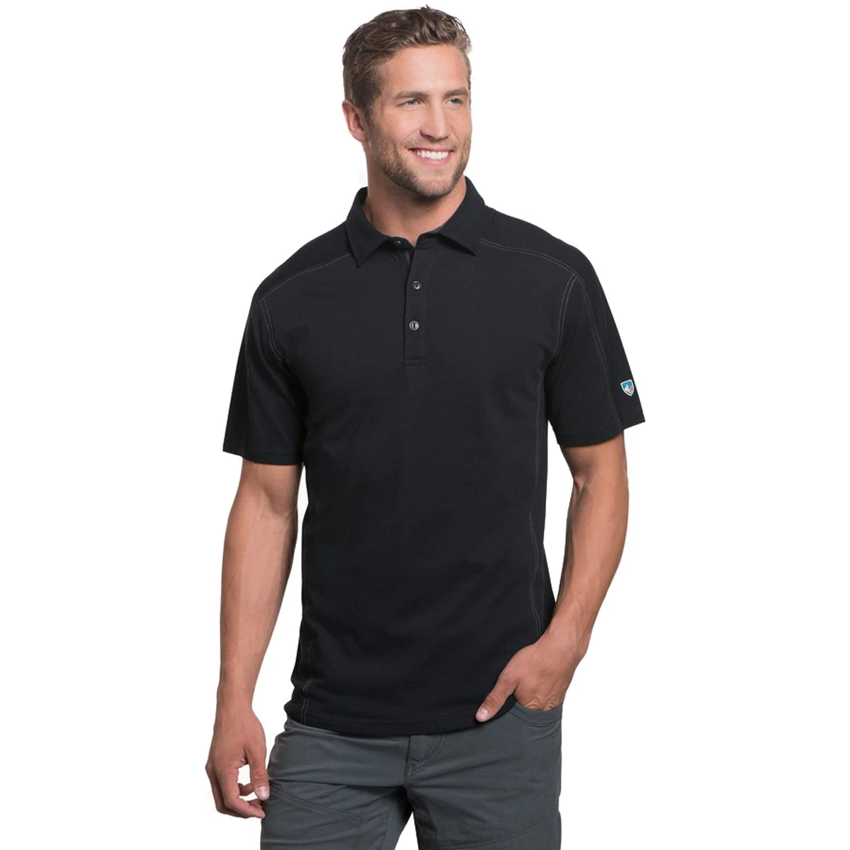 KUHL Men's Wayfarer Short Sleeve Polo Shirt 2 KUHL Men's Wayfarer Short Sleeve Polo Shirt - Image 2