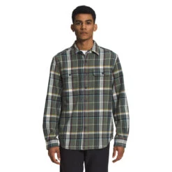 The North Face Men's Arroyo Flannel Shirt -On Running Store NF0A4QPJ 9F7 hero