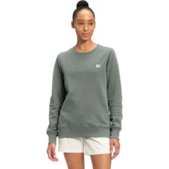 The North Face Women's Heritage Patch Crew -On Running Store NF0A533R X6R hero