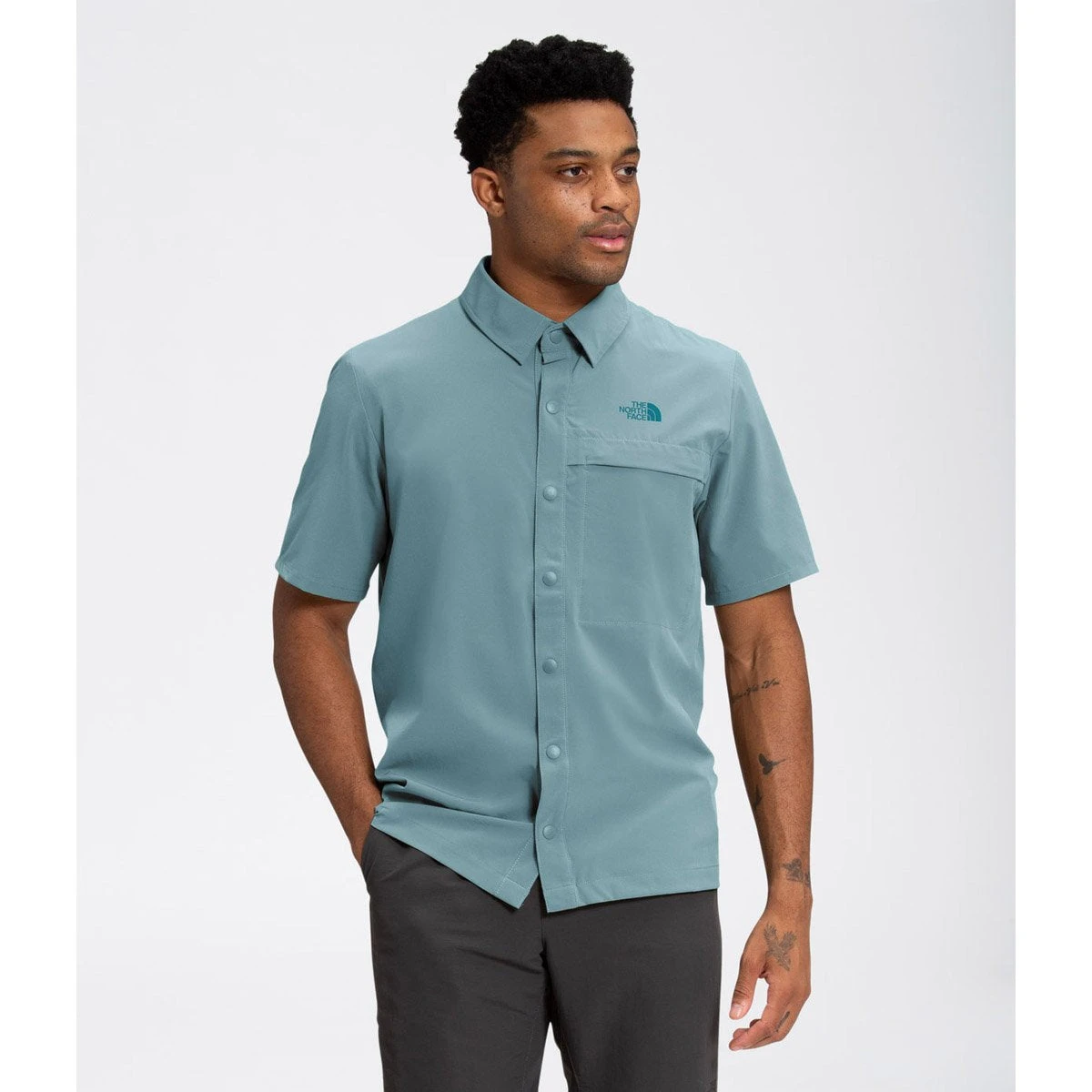 The North Face Men's First Trail Short Sleeve Shirt 2 The North Face Men's First Trail Short Sleeve Shirt - Image 2