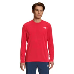 The North Face Men's Wander Long-Sleeve -On Running Store NF0A7QEG 682 hero