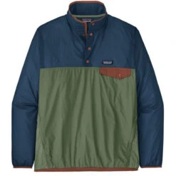 Patagonia Men's Houdini Snap-T Pullover -On Running Store POS WBS23 24150 SLVG