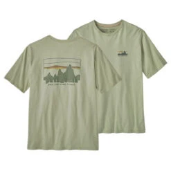 Patagonia Men's '73 Skyline Organic T-Shirt -On Running Store POS WBS23 37534 SLVG