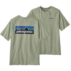 Patagonia Men's P-6 Logo Responsibili-Tee -On Running Store POS WBS23 38504 SLVG