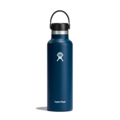 Hydro Flask 21 Oz Standard Mouth Water Bottle -On Running Store S21SX464 Indigo StraightOn
