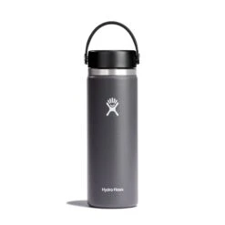 Hydro Flask 20 Oz Wide Mouth Water Bottle -On Running Store W20BTS010 Stone StraightOn
