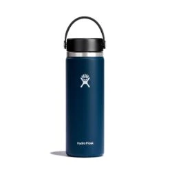Hydro Flask 20 Oz Wide Mouth Water Bottle -On Running Store W20BTS464 Indigo StraightOn