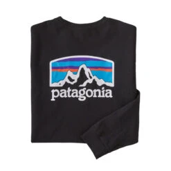 Patagonia Men's Long-Sleeved Fitz Roy Horizons Responsibili-Tee -On Running Store WBF21 38514 BLK