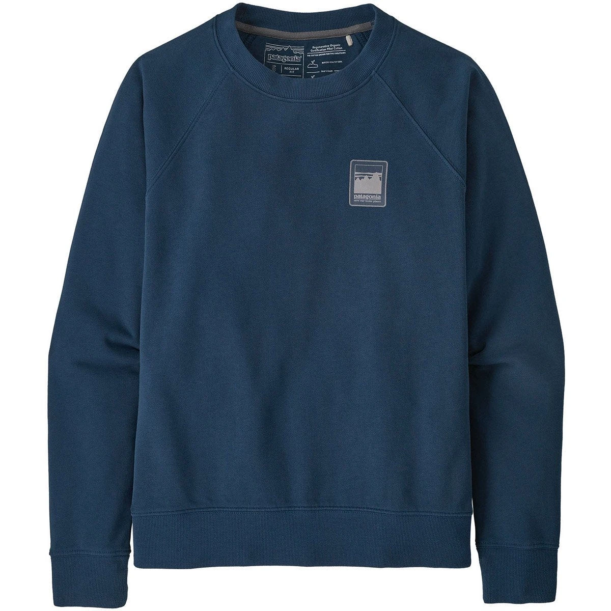 Patagonia Women's Alpine Icon Regenerative Organic Cotton Crew Sweatshirt 2 Patagonia Women's Alpine Icon Regenerative Organic Cotton Crew Sweatshirt - Image 2