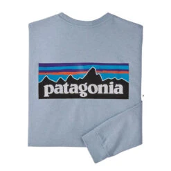 Patagonia Men's Long-Sleeved P-6 Logo Responsibili-Tee -On Running Store WBF22 38518 STME