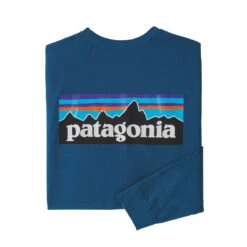 Patagonia Men's Long-Sleeved P-6 Logo Responsibili-Tee -On Running Store WBF22 38518 WAVB