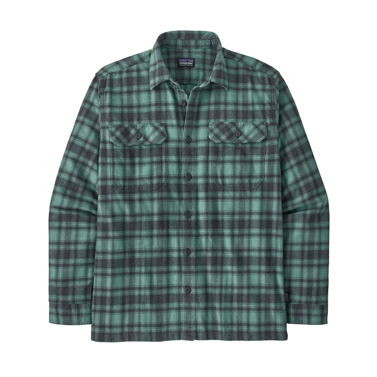 Patagonia Men's Long-Sleeved Organic Cotton Midweight Fjord Flannel Shirt 2 Patagonia Men's Long-Sleeved Organic Cotton Midweight Fjord Flannel Shirt - Image 2