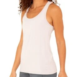Women's Bamboo Motion Racerback Tank 16 Women's Bamboo Motion Racerback Tank -On Running Store Womens RacerbackTank Rosewater 1