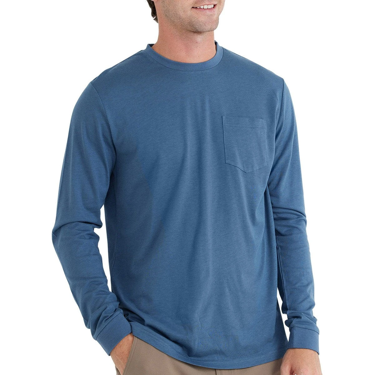 Men's Bamboo Heritage Pocket Long Sleeve 4 Men's Bamboo Heritage Pocket Long Sleeve - Image 4